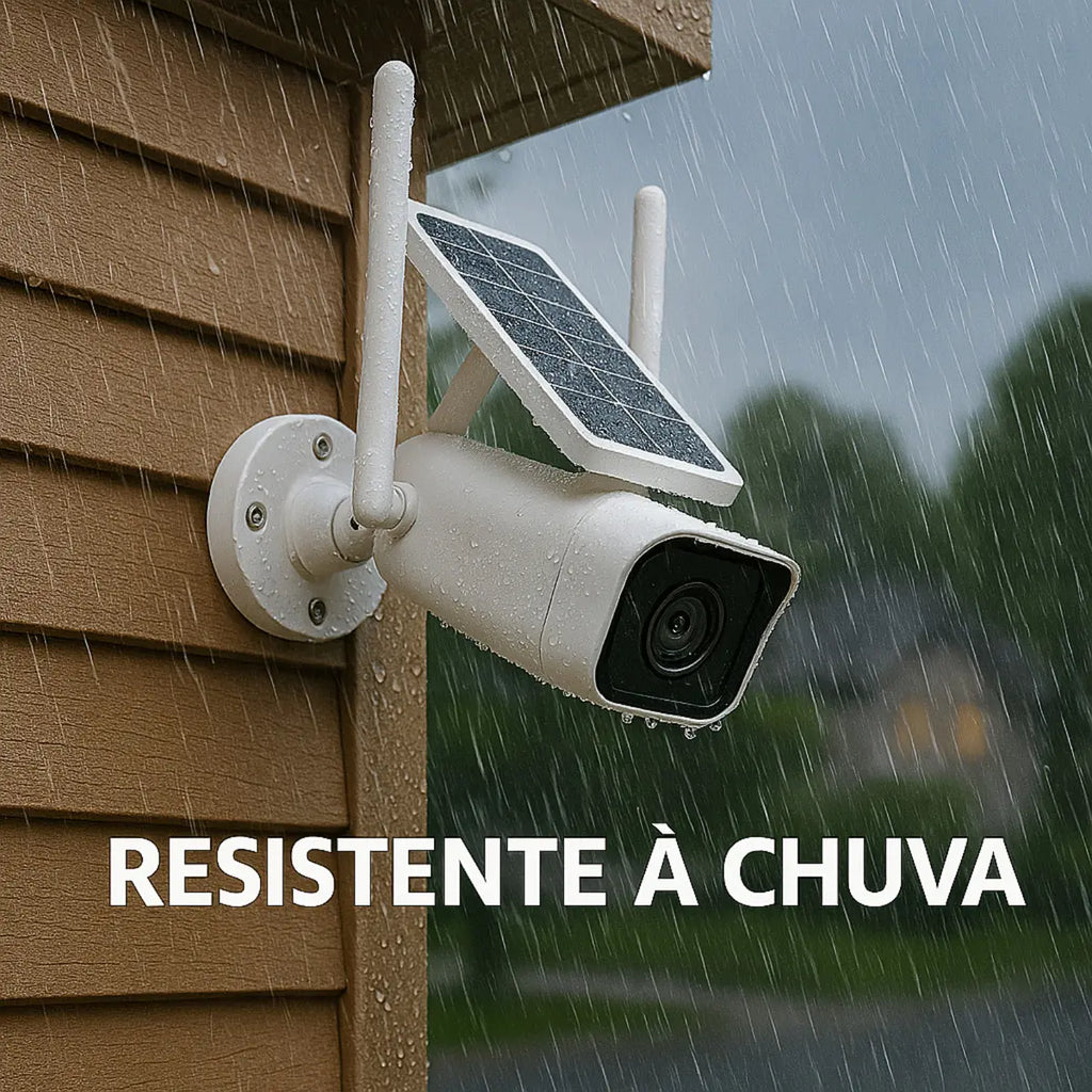 Câmera de Segurança Externa IP Wifi HD com Energia solar